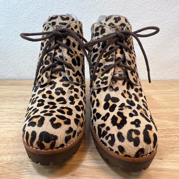 SPERRY Pony hair animal print  booties size 8M - Picture 4 of 16